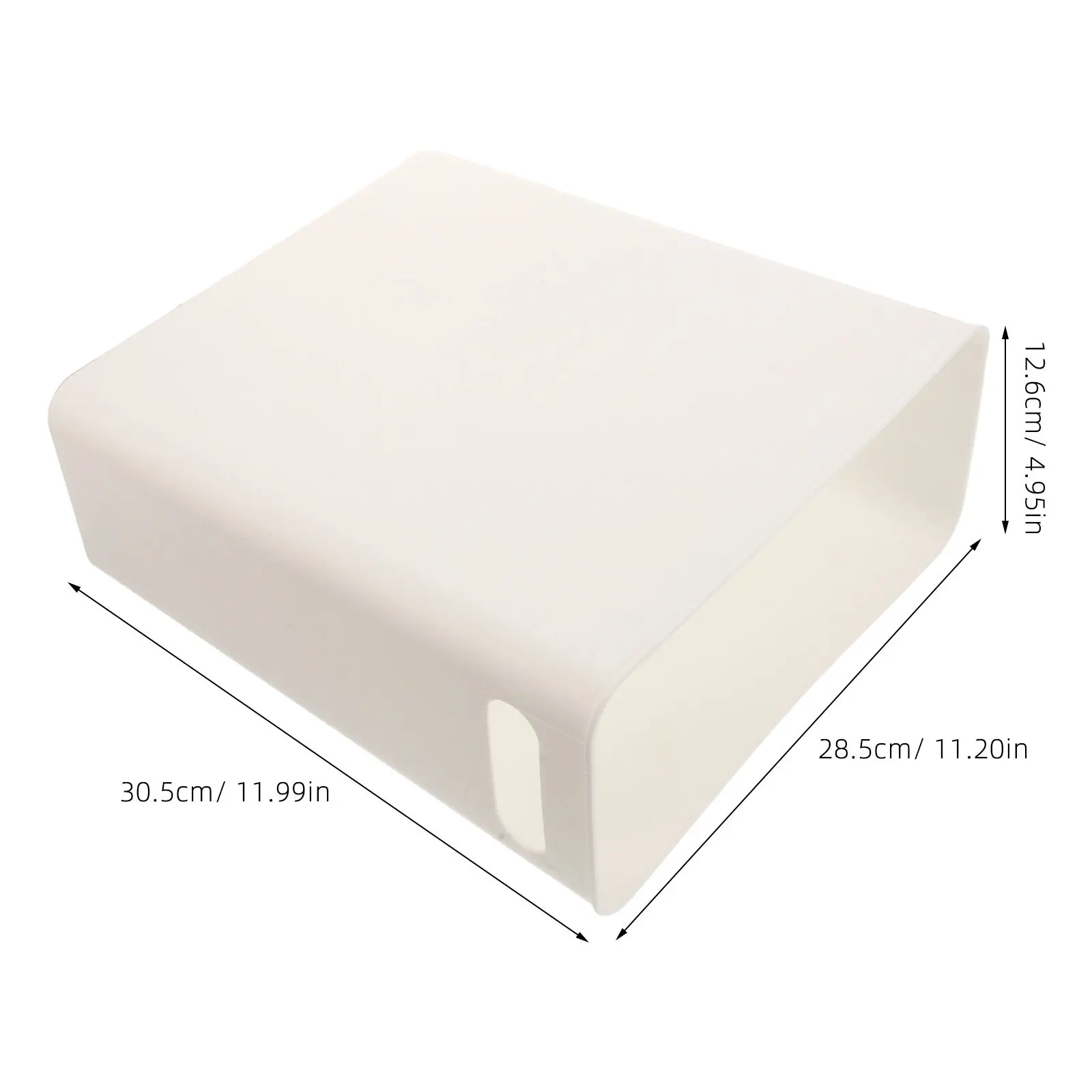 3 Gallon Plastic Trash Can Insert Bin Replacement for Kitchen Cabinet Waste Container Removable Liner Cupboard Pull Out Garbage