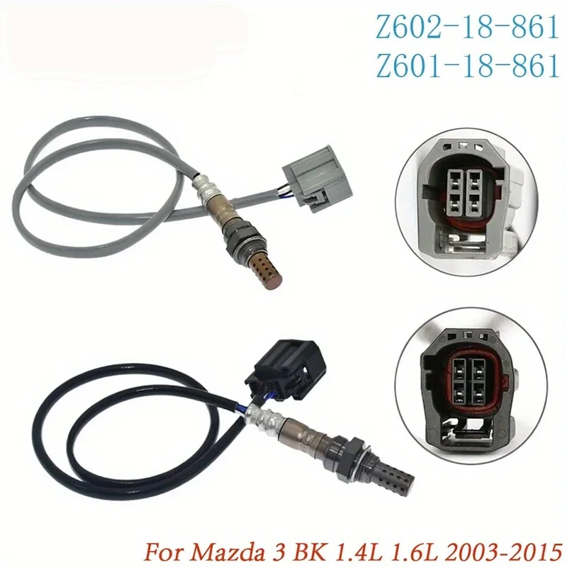 

2 шт. OEM: Z601-18-861 Z602-18-861 для Mazda 3 BK 47.34oz 54.1oz 2003-2015, сменные лямбда-зонды (датчики кислорода) для автомобиля (передний/задний).