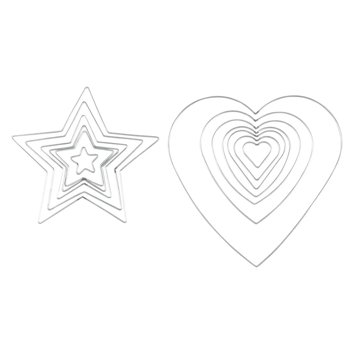 

13 Pcs Heart Dream Catcher Hoop Miss Dreamcatcher Alloy Shape Craft Rings for Catchers