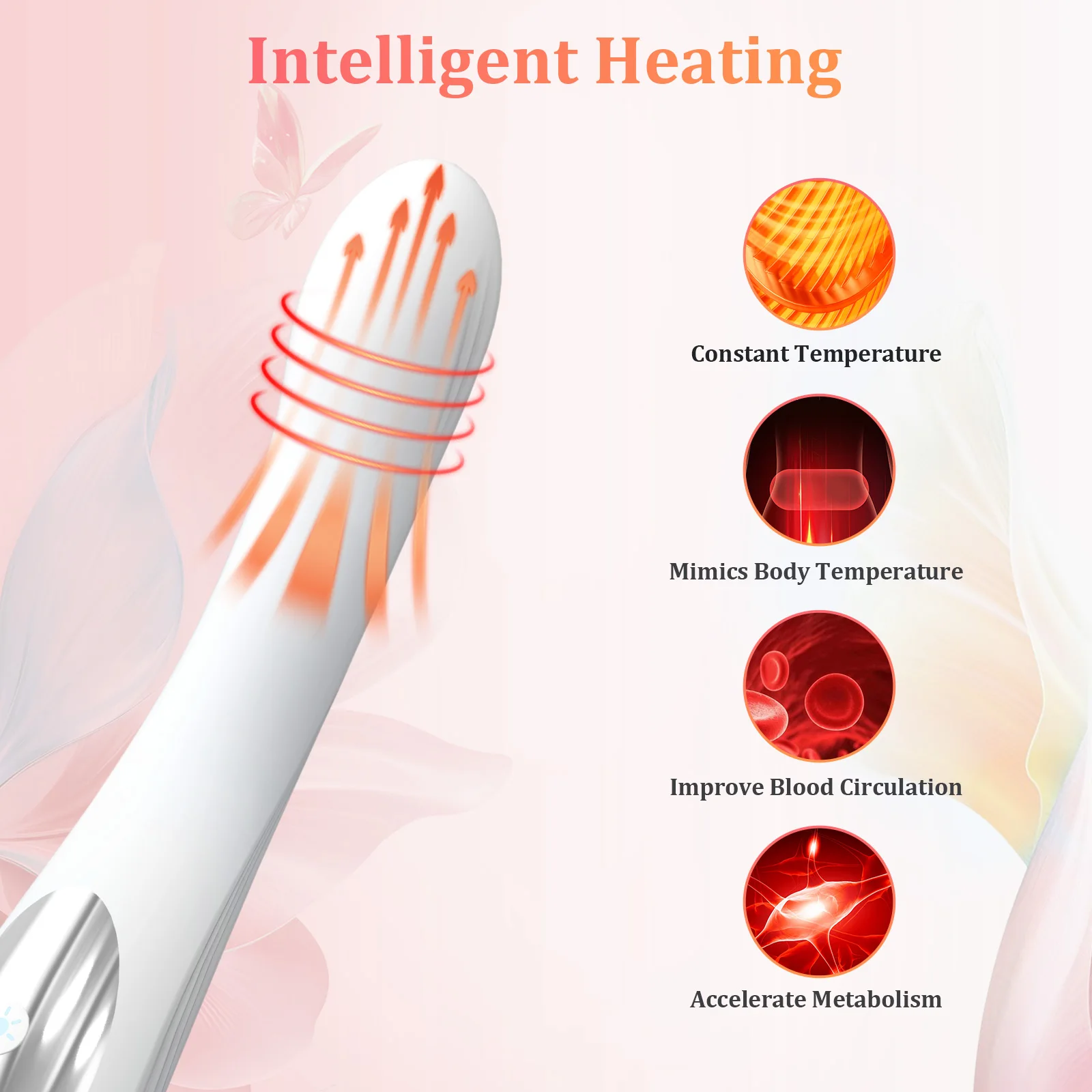 New Female Vaginal Health Device Pelvic Floor Exercise 660/580/460nm Vibration Heat Massage Waterproof for Women Bottom Muscle view 2