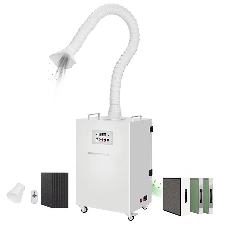 Wholesale 350w smoke machine for moxibustion therapy smoking white fan ultraviolet lamp efficient air purification