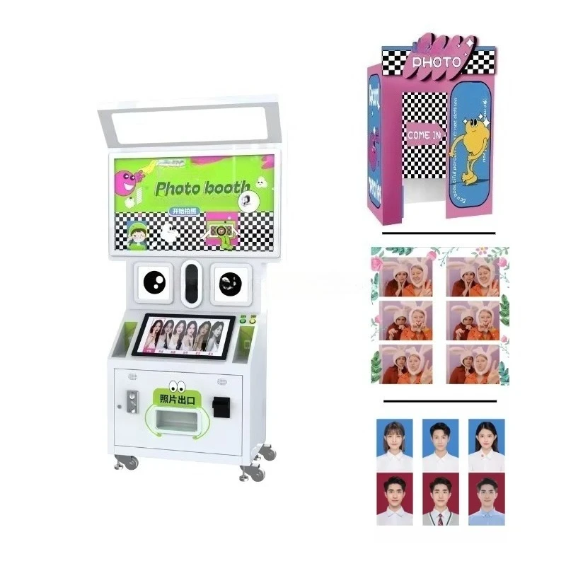 Customized Factory Direct Arcade Selfie Photo Booth Vending Machine High Definition Equipment For Wedding Party