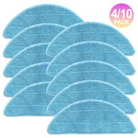 4/10PCS Microfiber Mop Cloth Kit For ILIFE G9/G9PRO/V9/V9PRO 3-In-1 Robot Vacuum Mop Pad Home Cleaning Tool Replacement Parts