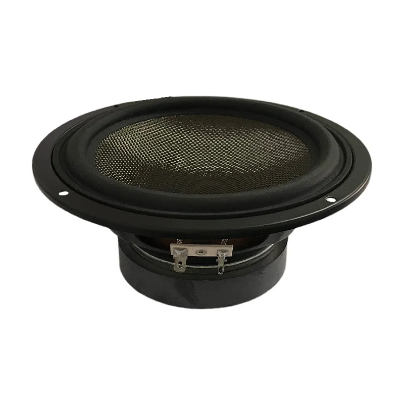 Factory High qualtiy Carbon fibre cone +Rubber edge Iron frame 7Inch 4Ω/8Ω Optional Woofer Speaker Rated Power 50W 45Hz-4.5KHz