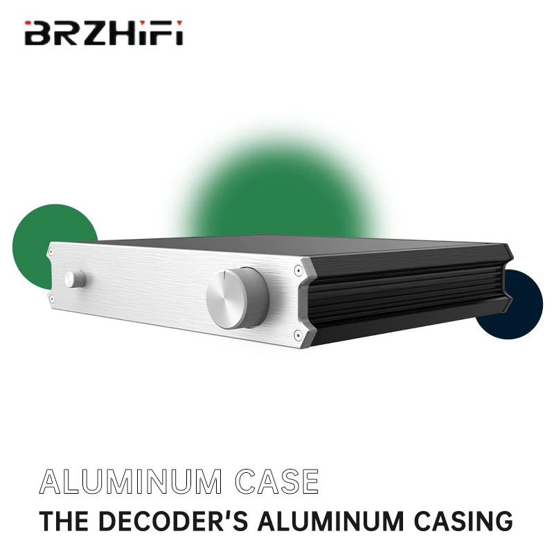 BRZHIFI Chassis Amplifier Aluminium Small Bone Box Home Preamplifier Case Headphone Amp MINI Audio shell CNC tiny DAC Enclosure