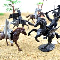 28Pieces Middle Ages Medieval Figures Knight & Army