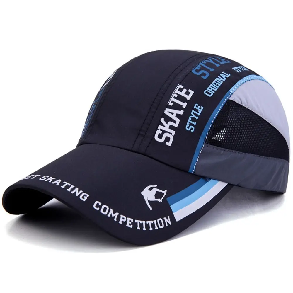 Quick Drying Quick Drying Hat Letter Patchwork Breathable Sunshade Baseball Hat Ultra Thin Comfortable Breathable Baseball Cap image 2