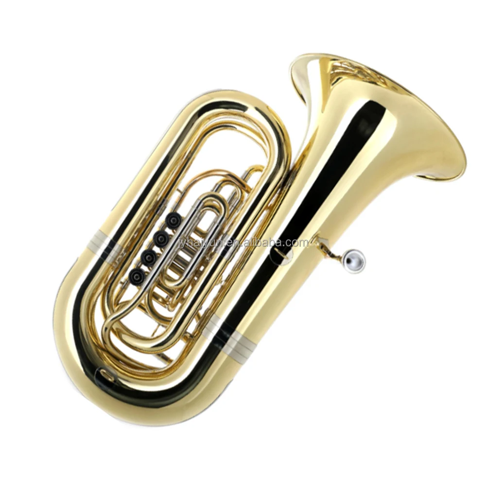 SEASOUND OEM Professional Bb Key 4 Rotary Lacquer Tuba JYTU0757 Trumpet 4/4 Size