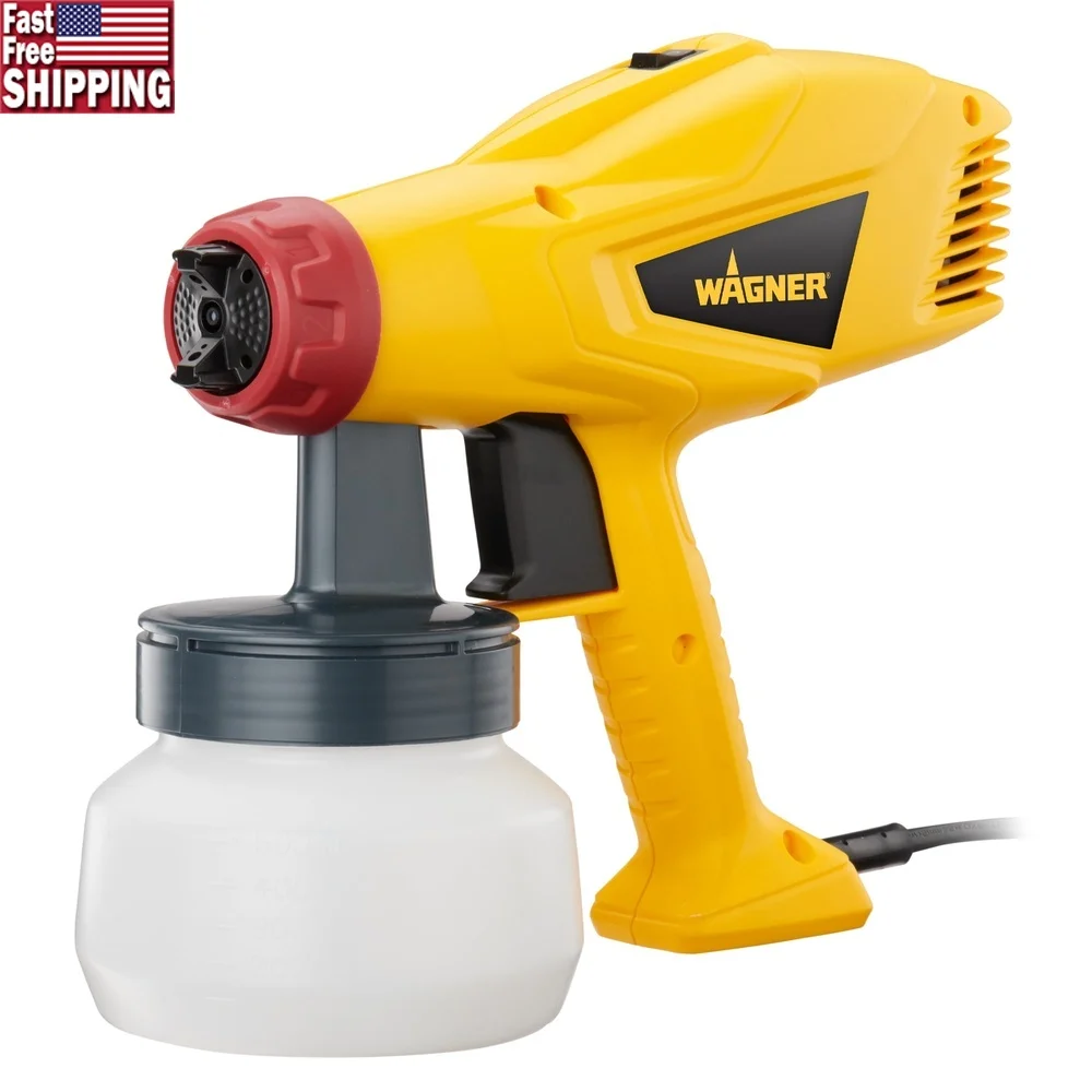

Handheld HVLP Spray Gun Crafts and Furniture Adjustable Flow Control Easy Cleanup Beginner Friendly 400W Lightweight Design