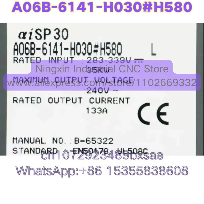 High-quality Goods Second-hand A06B-6141-H030#H580 A06B-6141-H030 Spindle Amplifier Tested OK Quick Shipment