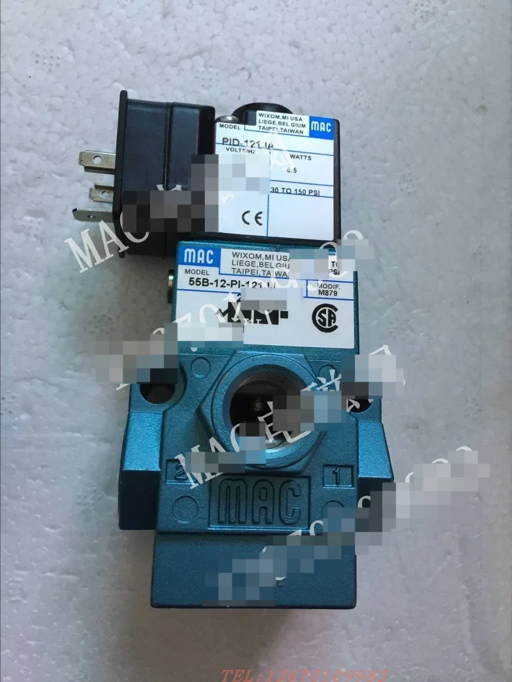 

Solenoid valve55B-12-PI-111JJ 12-PI-121JA 55B-11-PI-421BAADKnife release valve