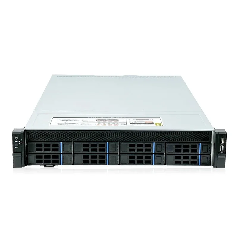Hot-swappable Enterprise Private Cloud Storage, 2U Rack-mounted NAS Server Chassis - 8/12-bit Optional