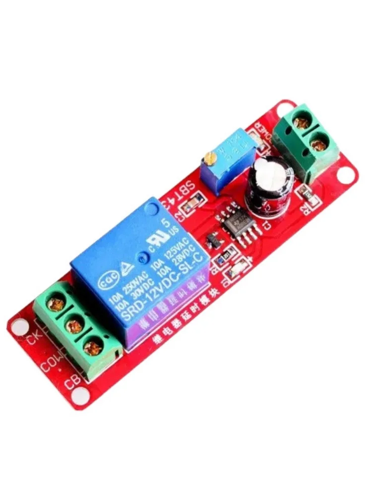 NE555-Verzögerungsmodul, monostabiler Schalter, Relais-Verzögerungs-Ein-Aus-Schalter (12 V), elektrische Verzögerung für den Automobilbereich. – Detail 2