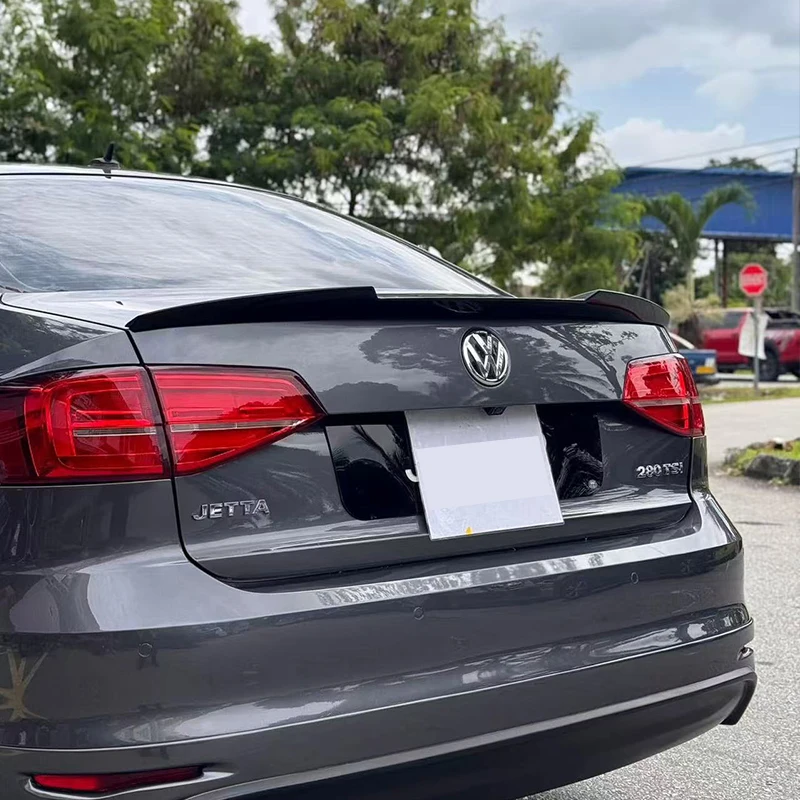 Para Volkswagen Jetta Mk6 Sportline GLI SE TSI 2012-2018 M4 estilo maletero trasero alerón de techo alerón de maletero trasero kit de carrocería
