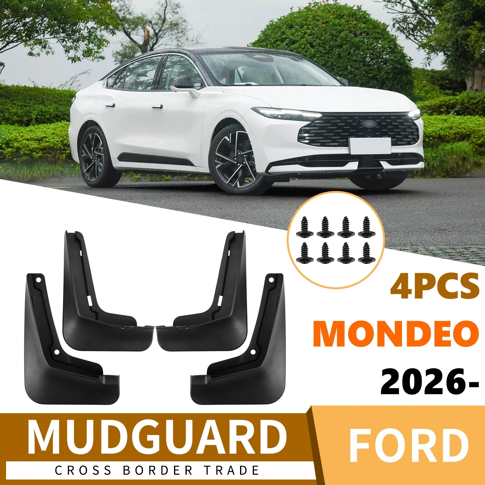 For Ford Mondeo Mondeo 2026 car tire fender leather modification supplies car accessories mud flaps