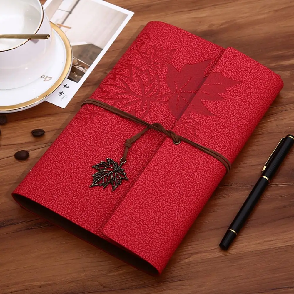 A7/A6/A5 Travelers Vintage Notebook PU Leather Blank Spiral Notebook Notepad Loose Leaf Retro Notebook Stationery