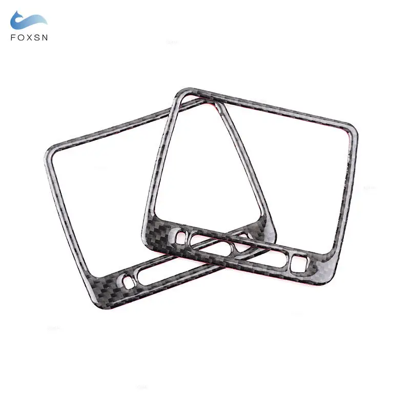 Car Interior Accessories Side Air Outlet Frame Trim Soft Carbon Fiber Stickers For VW Golf 5 MK5 R32 GTI Plus Variant 2004-2009 view 5