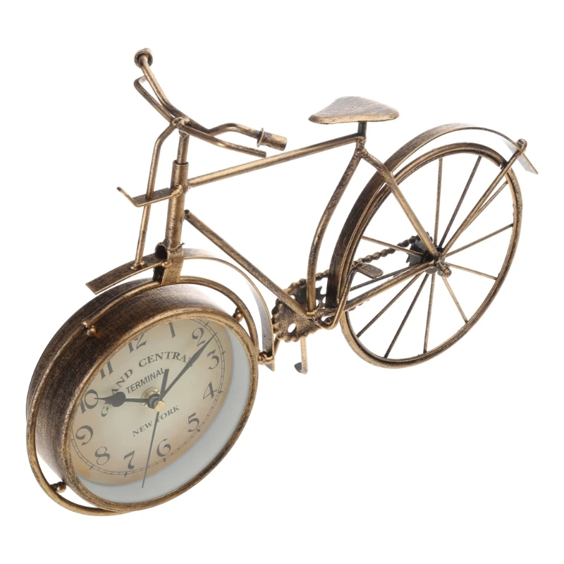 E8BD Antique Desk Alarm Clock for Home Office Bedroom Desk Decoration