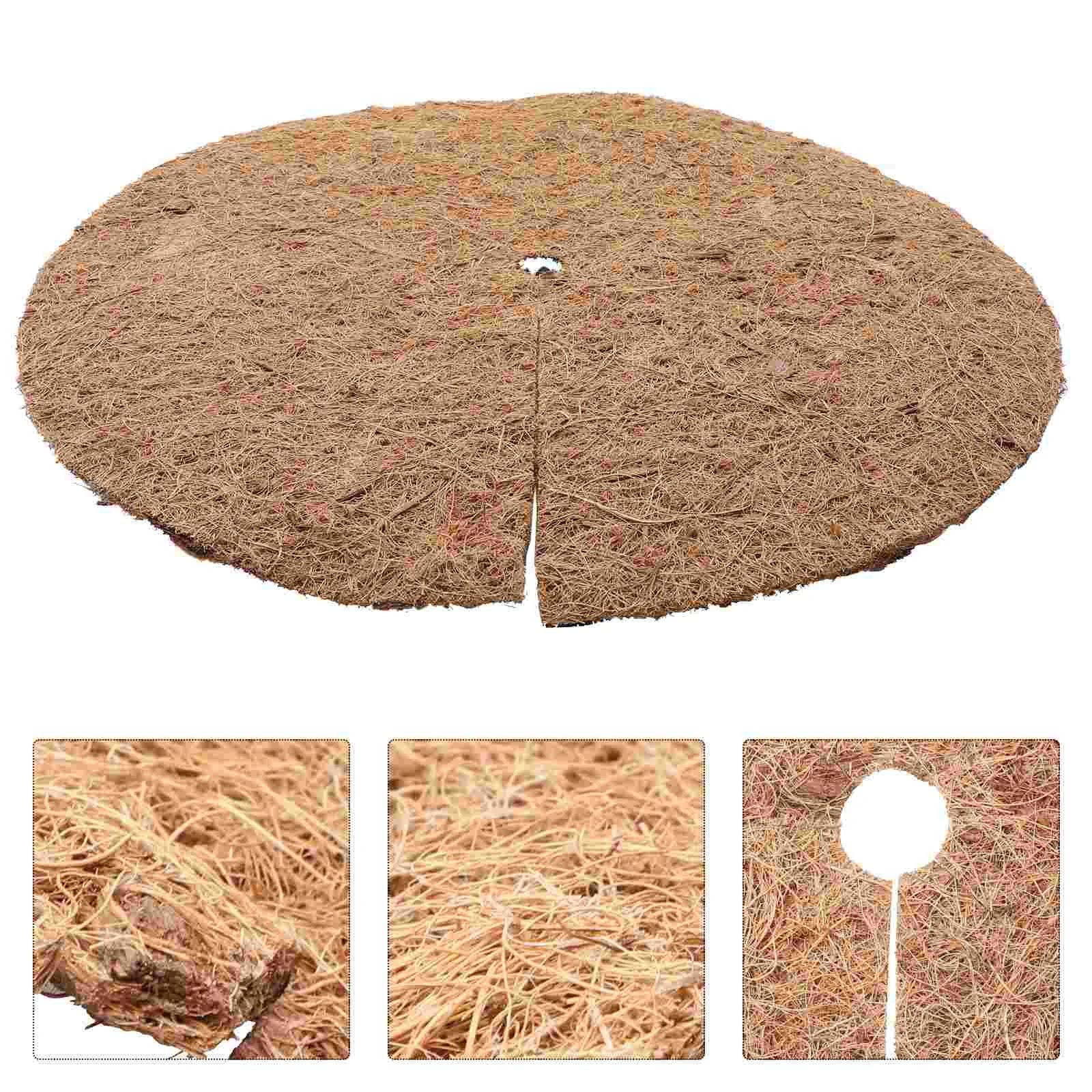 

Potted Plants Protection Mats Flowerpot Control Coir Mulch Pad Garden Anti-grass Coconut Fibers Rings