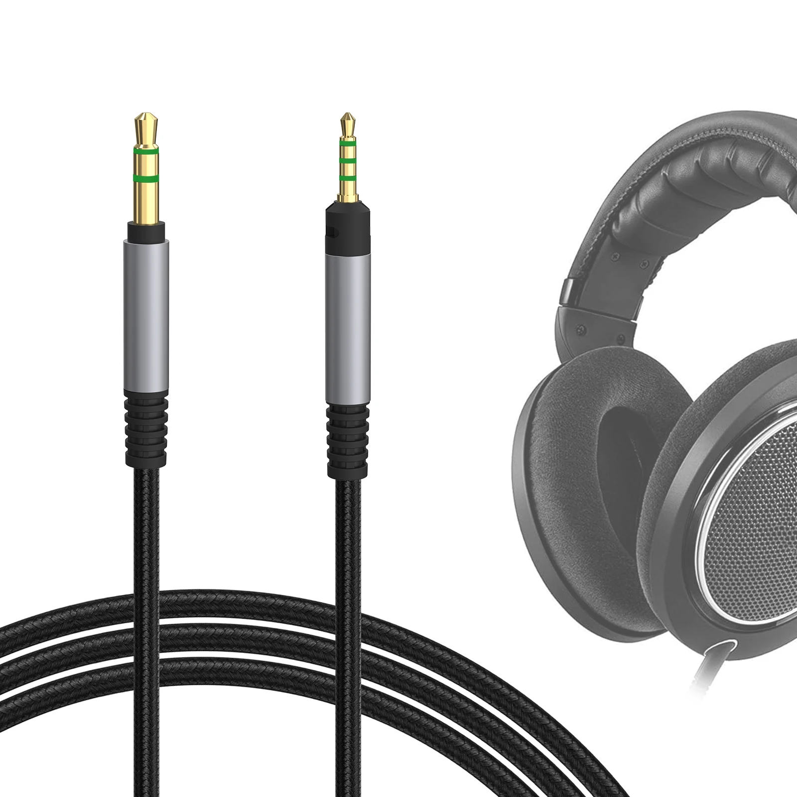 Cble audio Geekria compatible avec les couteurs Sennheiser HD 620S/599SE/599/598/598SE/560S/550/505/400PRO