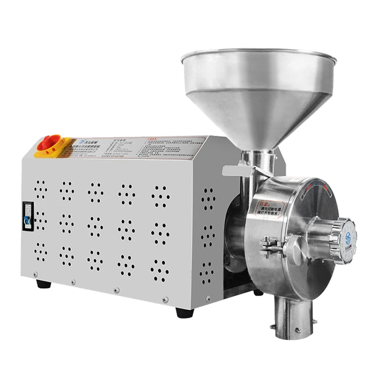 

Commercial Stainless Steel Whole Grain Grinding Disc Grinder, Powder, Chinese Medicinal Materials Grinder