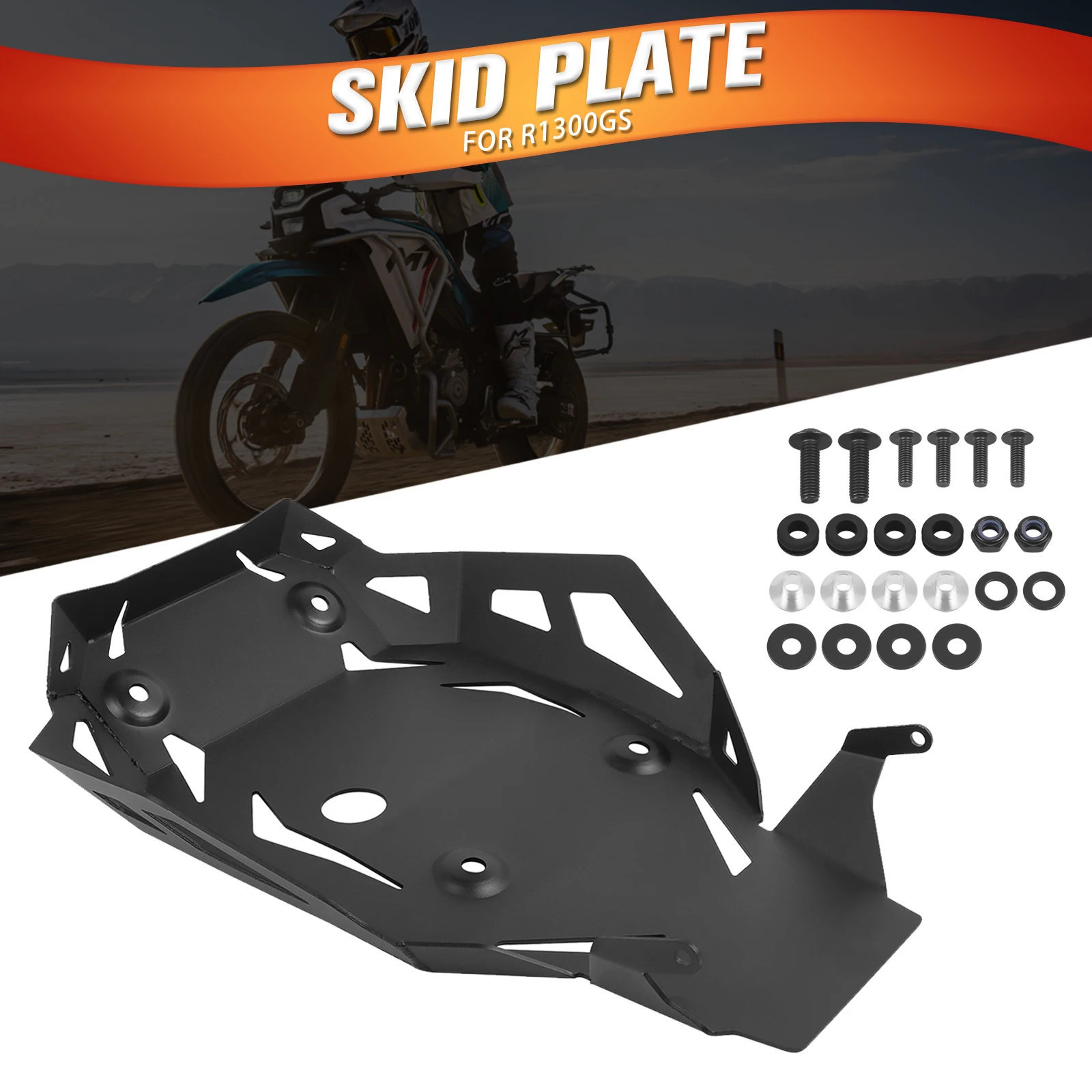 For BMW R1300GS R1300 GS R 1300 GS 2023-2024 Motorcycle Under Skid Plate Bottom Engine Chassis Protection Belly Pan Cover Guard