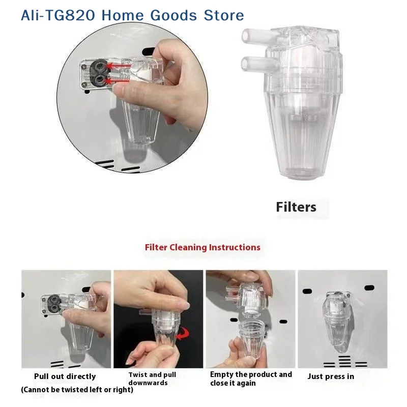[TG820]Beauty Equipment Essential Oil Filter Bottle Suction Filter Device Accessories Nozzle Consumables Tool
