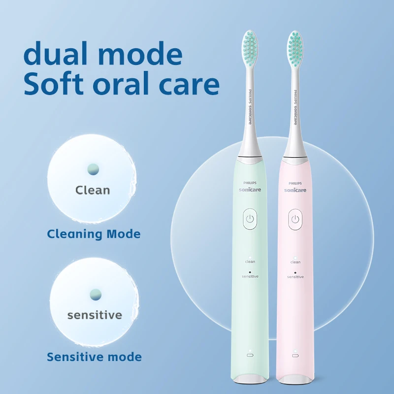 فيليبس Sonicare HX2421 فرشاة الأسنان الكهربائية وضعين الأسنان لطيف التنظيف العميق تجويف الفم الرعاية اللثة الرعاية الصحية فرشاة أسنان #3