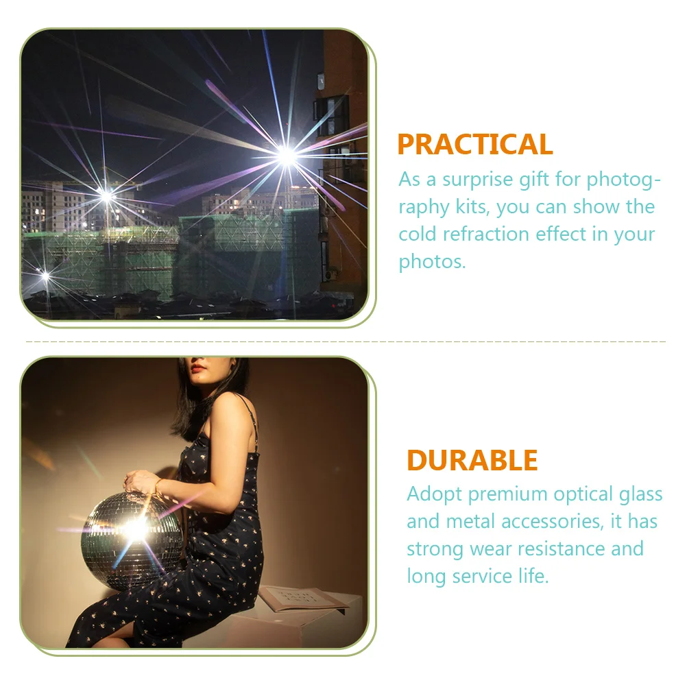 

77Mm Camera Lens Effect Filter Photography Prism Filter For Night Scenes Starlight Radiant Dslr Accessories Glass Metal Filters