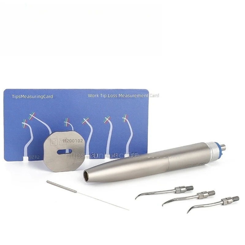 

Dental Air-Powered Scaling Unit, 3-Handpiece Pneumatic Teeth Cleaner, Professional Oral Care Device