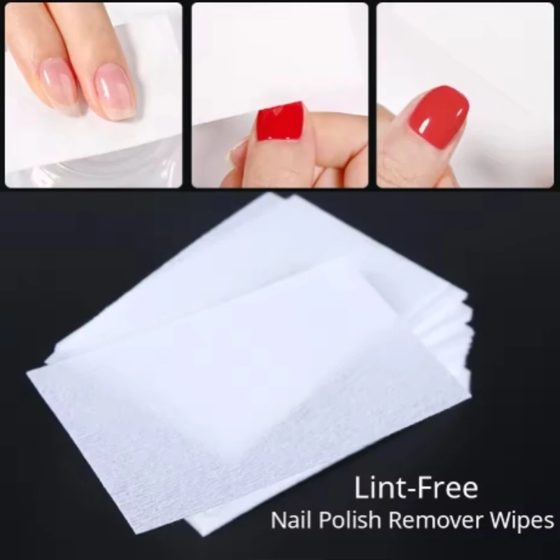 مزيل وسادة طلاء الأظافر خالي من الوبر، منظف طلاء الأظافر، 450 قطعة من القطن للعناية بالأظافر، خاص لمتجر التجميل #2