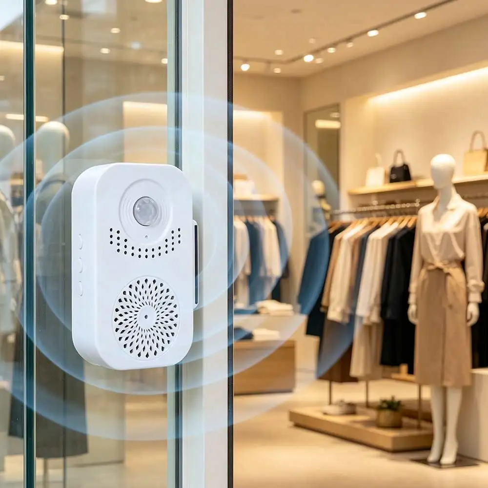 Security Protection Wireless Infrared Detector Alarm Reminder PIR Motion Sensor Smart Doorbell Guest Welcome Chime Door Bell