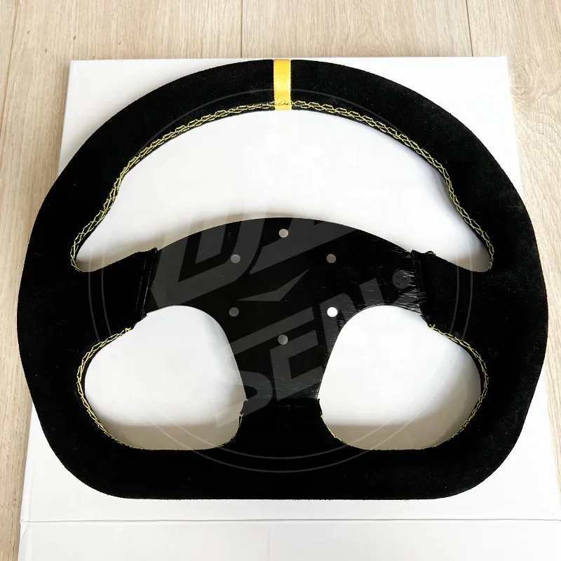 

SEAHI Factory custom Universal 320mm 13Inch Suede Steering wheel for racing simulator