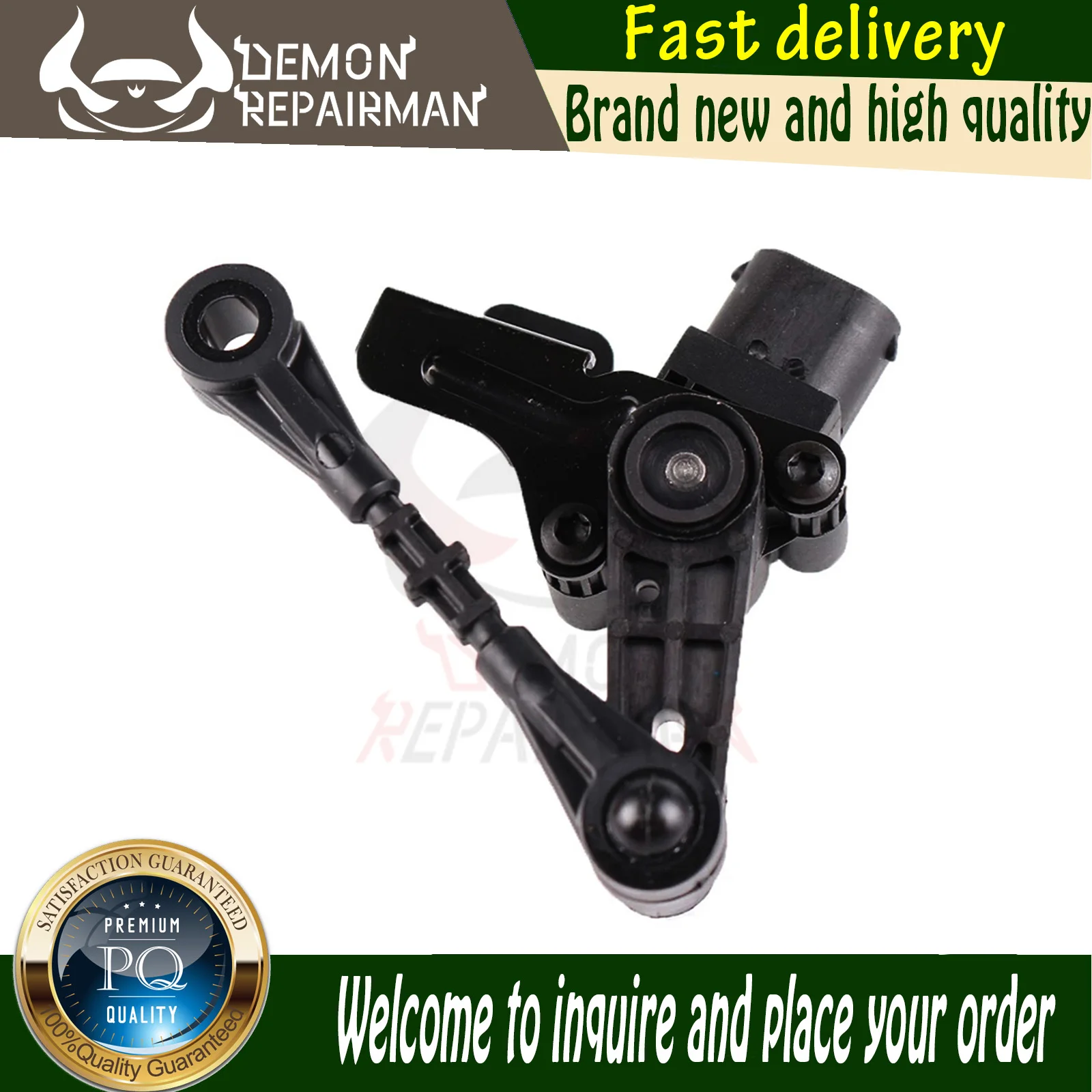 BJ32-3D026-AA LR024217 New Front Left Headlight Level Sensor Compatible with Land Rover Range Rover Velar Jaguar XE 2.0L 3.0L