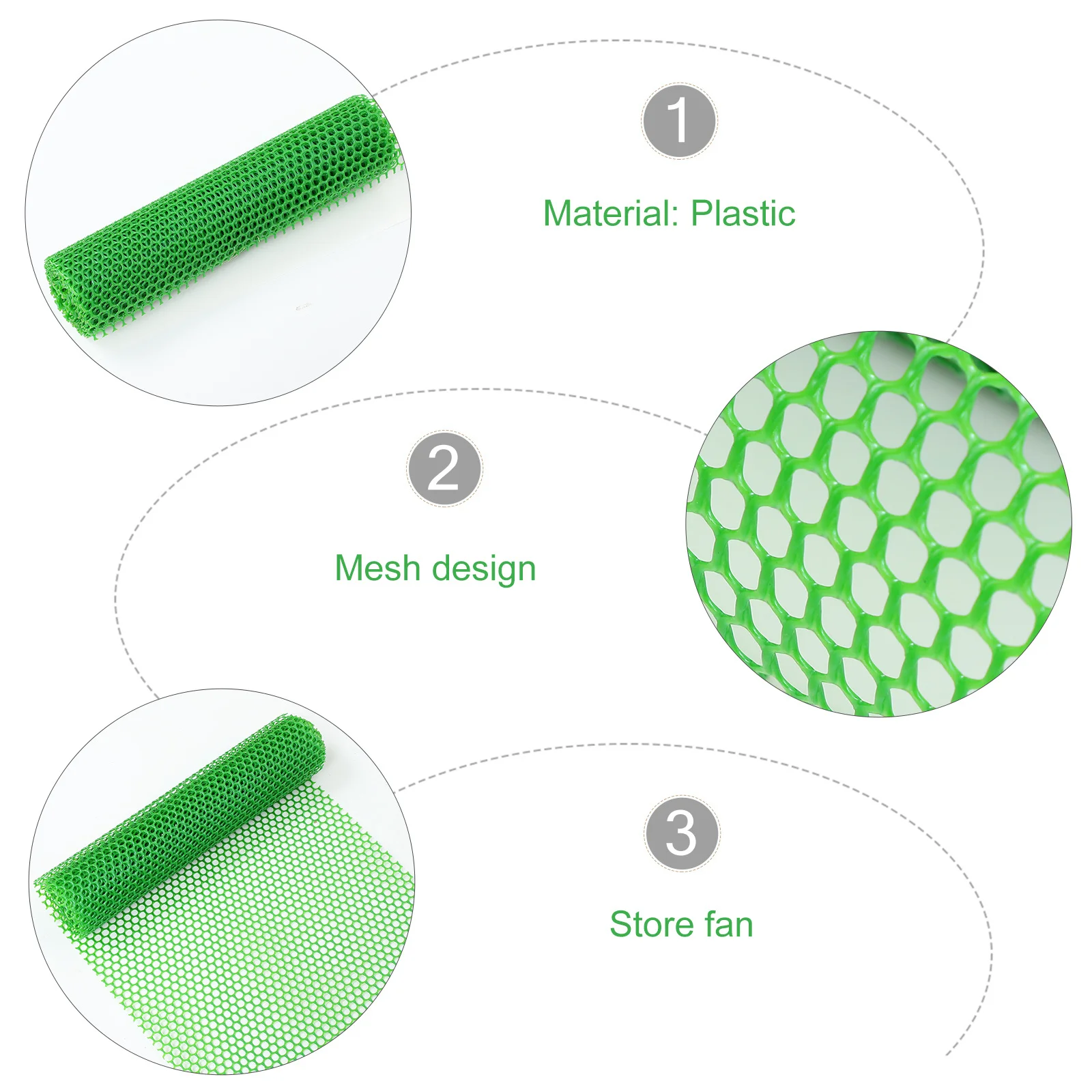 

1 Roll Plastic Garden Fence Mesh Hexagonal Durable Protective Netting Heavy Duty Poultry Netting Garden Fence Net Outdoor Use