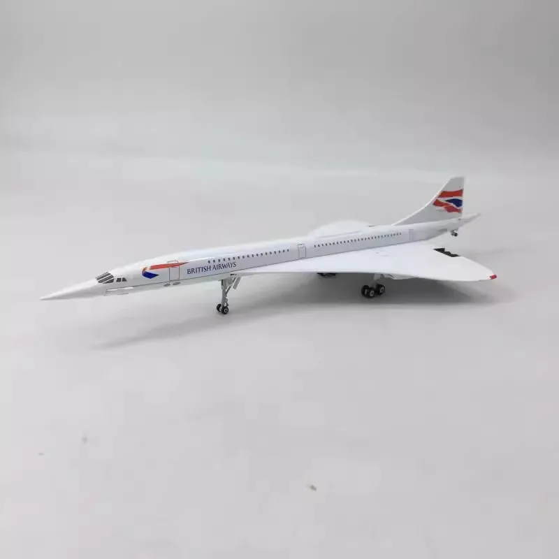 1:400/1:200 Scale Model Diecast Alloy Air British /France Concorde Airplane Airways Display Toys Aircraft Collection Fans Gifts