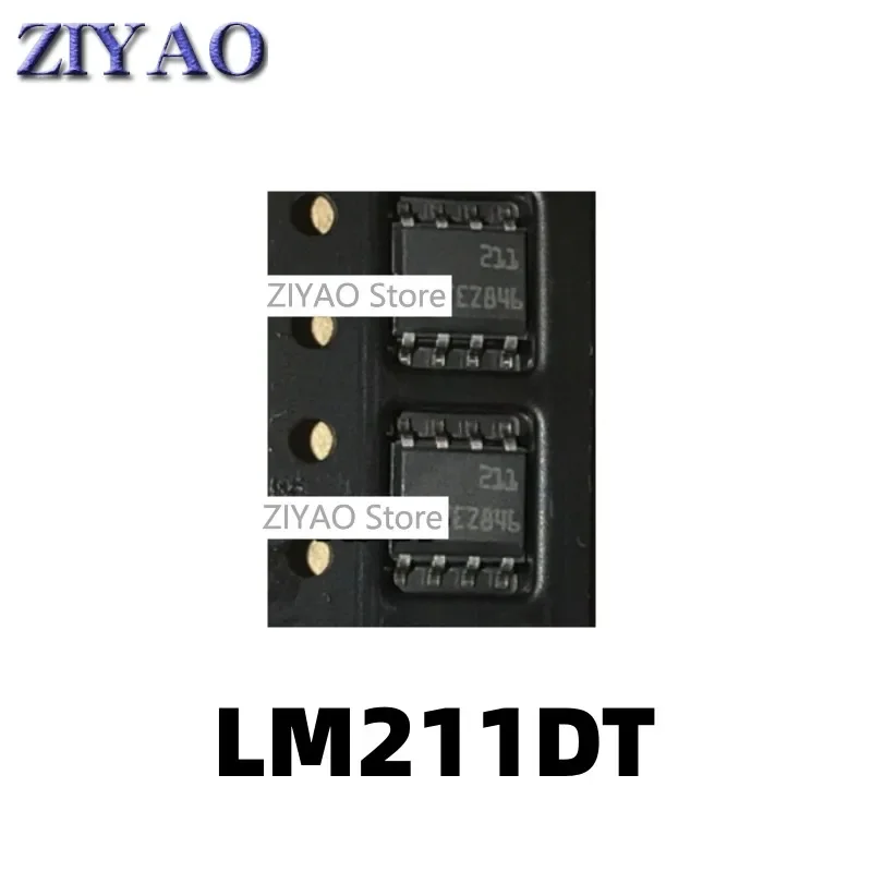 5PCS LM211D LM211DR LM211 LM211DT SMD SOP-8 Comparador de tensão