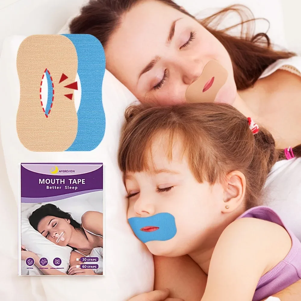 Adults and Children Cotton O-shaped Sleeping Anti-snoring Patch Health Care Sleep Nasal Sticker Better Breath Snoring Aid Device