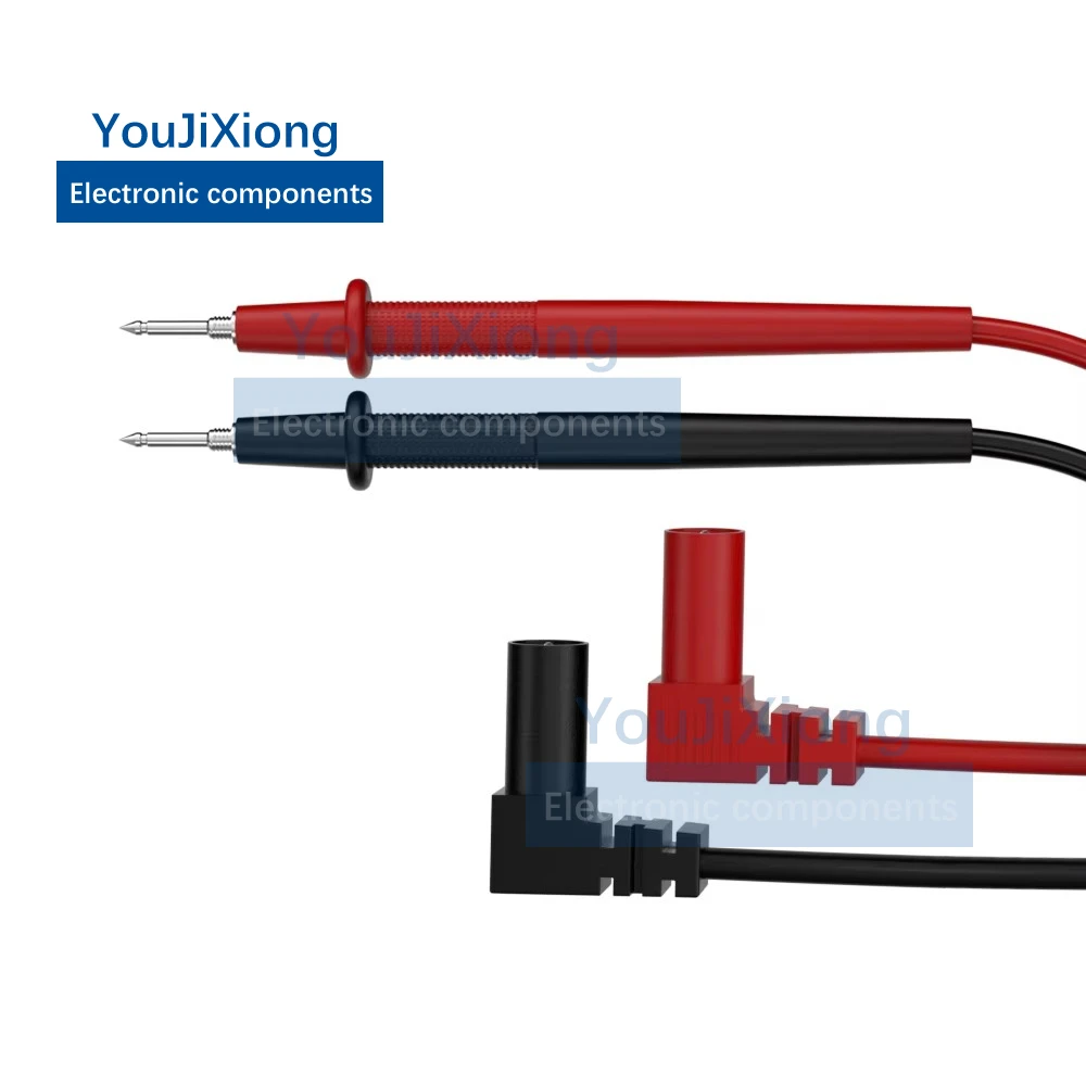 2PCS Multimeter Test Lead Detector Needle 4mm Female Head Banana Plug Power Tool