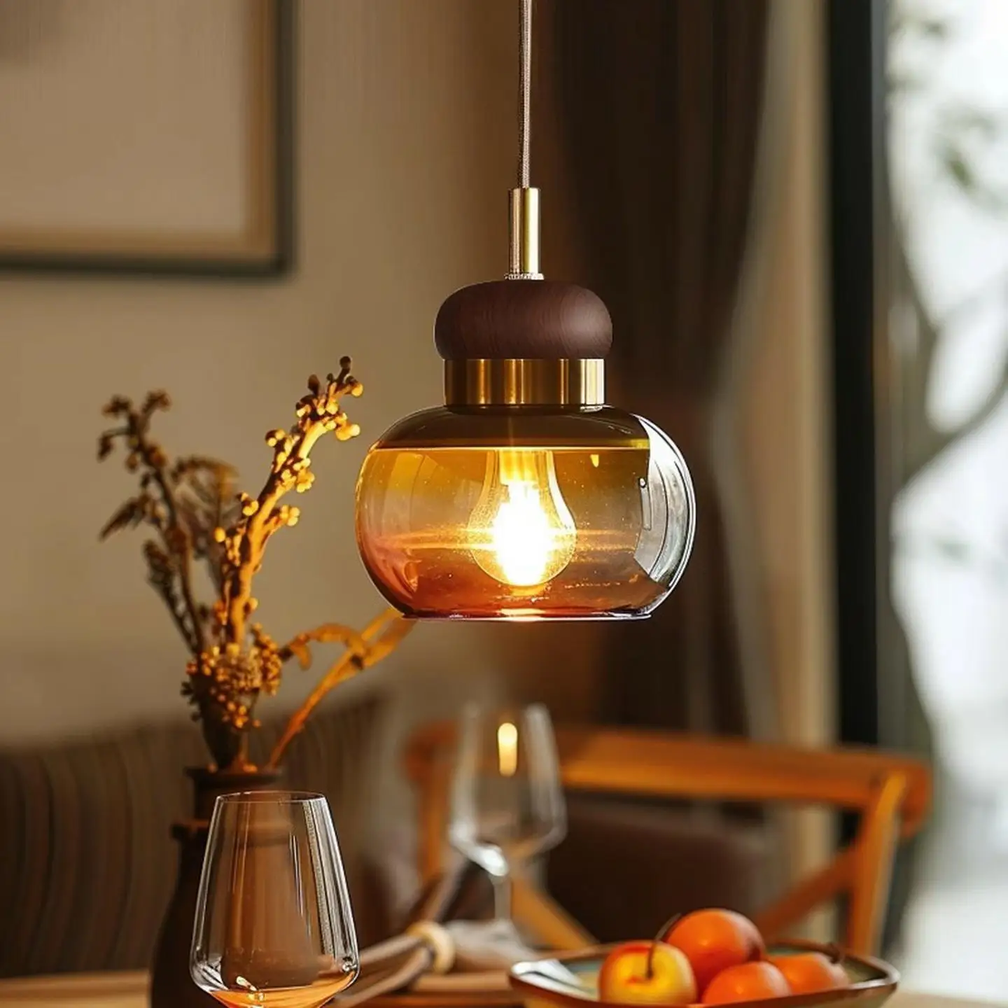 Vintage Brown Penda… - image