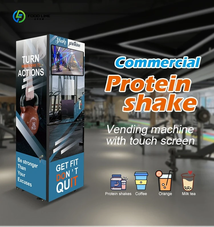 Cold Protein Shakes Vending Machine Gym Sports Center Drink Self-Vending Machine FL Customized