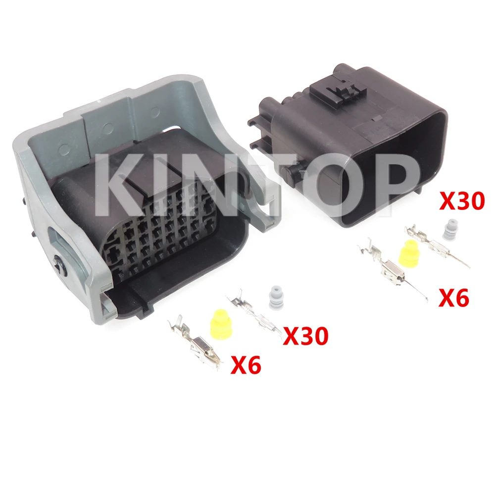 1 Set 36 Pins Auto Waterdichte Socket Met Draden 1743062-2 1743059-2 Auto Mannelijke Vrouwelijke Ecu Composiet connector Automotive Onderdelen