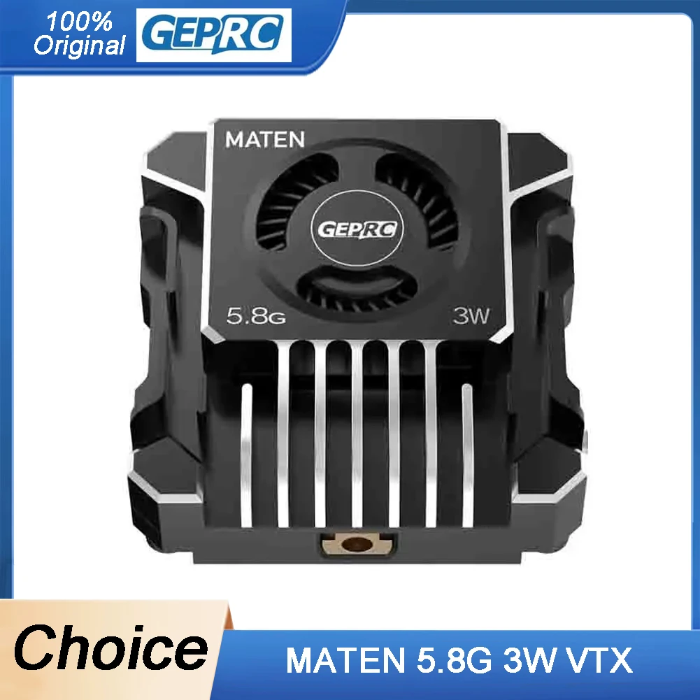 

GEPRC MATEN 5,8G 3 Вт VTX PRO 3000 МВт модуль передачи передатчика DC7-36 В встроенный микрофон для FPV гоночного дрона дальнего действия