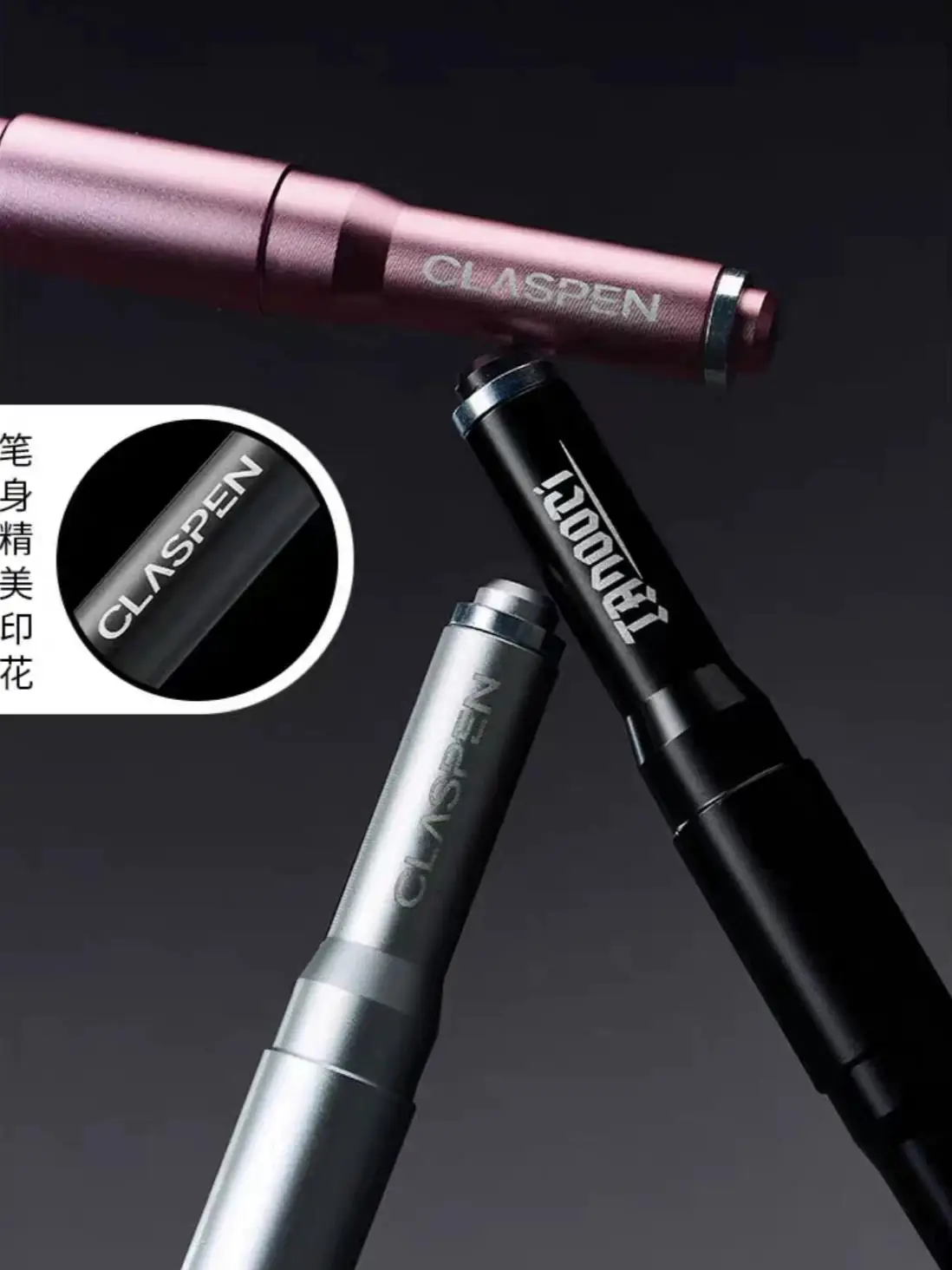 TANOOCI TML-205 Matte Heavy-Duty Metal Pen,0.5mm Skip-Free&Fast-Drying Magnetic Cap SignaturePen ForPrecision Writing Instrument