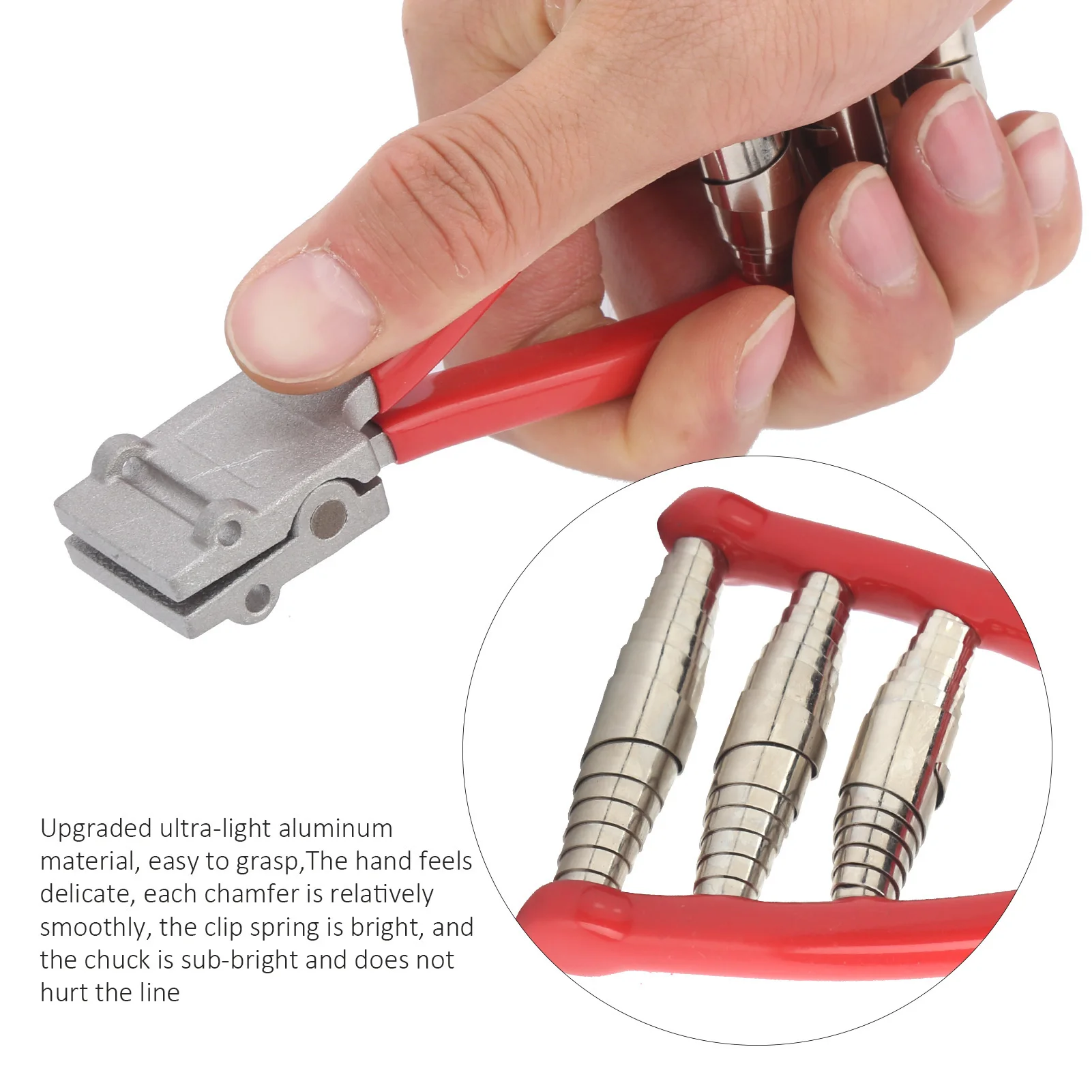 Badmintonracket Starten Bespangklem Tennisracket 3-veerstarter Bespangereedschap Brede racket Startklem