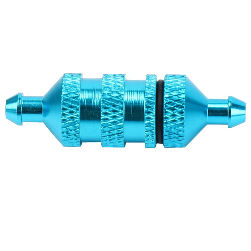 

4X 1/8 1/10 RC Model Car Spare Parts Fuel Filter Nitro For HSP 02156 94122 94188,Blue