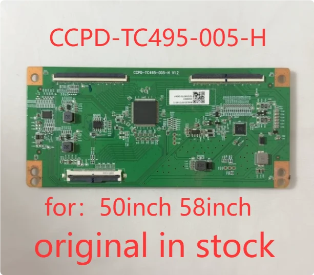 Original Logic T-CON Board CCPD-TC495-005-H V1.2 TC495-005  LU58C61 H50E17 LU58C31 LU50C51 58U2 Popular 50Y1
