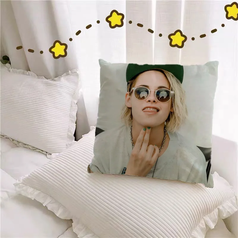 Bed Pillow Cover Pillowcase Cushion Cover Kristen Stewart Modern Home Decoration Products Pillowcases for Pillows 45x45 Hyunjin