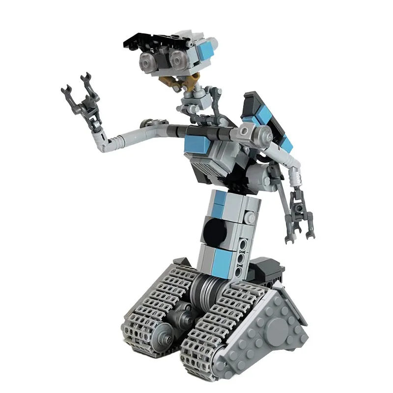 MOC Johnny 5 Bausteine Sci-Fi Roboter Modell Bausatz Deko Bausteine Set Spielzeug Box DIY Modell für Sammler für Kinder