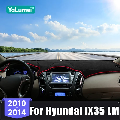 Imagen 1 del producto Para Hyundai IX35 LM 2010 2011 2012 2013 2014 cubierta para salpicadero de coche alfombrillas parasol Panel de instrumentos alfombras accesorios protectores